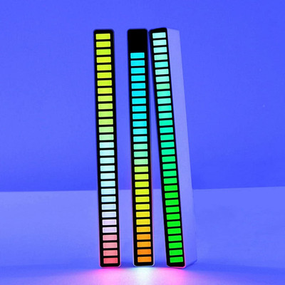 RHONNIUM 32-Bit Pickup Rhythm Light Music Level Indicator-gh Smart Sensor Light