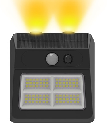 Homehop Solar LED Wall Light Outdoor Waterproof Motion Sensor Lamp for Home Garden Motion Sensor Light