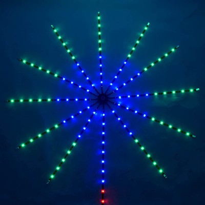 TRP Traders Fireworks LED Strip Lights, Smart Dreamcolor Firework Lights Remote/APP Control Light Strip