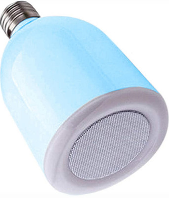 PREMSONS LED Light Melody Bluetooth Speaker with Music Lamp Audio Adjustable - Blue Smart Bulb