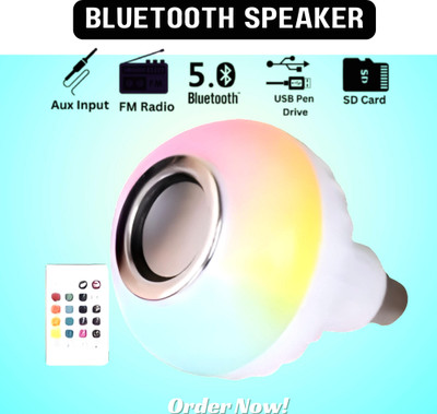 GUGGU Bluetooth Music Bulb Speaker With Remote Control Change Disco light for HomeE95 Smart Bulb