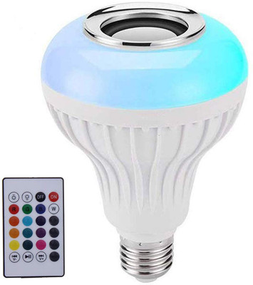 Xydrozen Bluetooth Speaker LED Music Light Bulb Lamp with Remote Control -A1 Smart Bulb