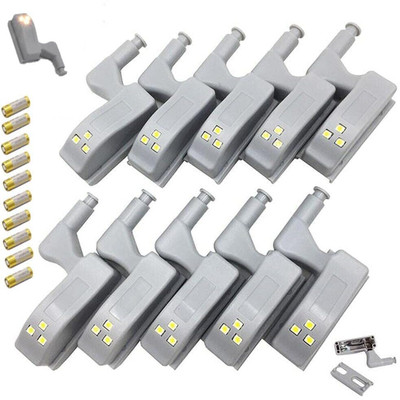 SOUVENIR 10 Pack Wardrobe Cabinet Hinge LED Motion Sensor Lights Almirah Cupboard Light Smart Sensor Light