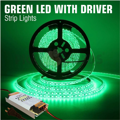 Daily Needs Shop 240 LEDs 5 m Green Steady Strip Rice Lights(Pack of 1)