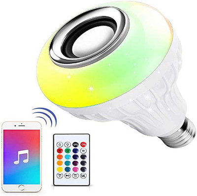 Xydrozen LED Multicolour Speaker Bulb with Bluetooth-E3 Smart Bulb