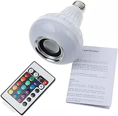 ASTOUND Multicolor Light Bulb with Bluetooth Speaker Smart Bulb