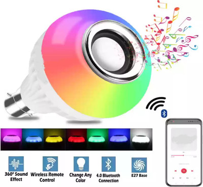 Pick and Nick toy Light Bulb Speaker, Bluetooth Light Bulbs, RGB Smart Music Bulb with Remote RS13 Smart Bulb