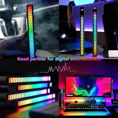 NKL Led RGB Bar Light 32 Bit RGB Music Sound Control For Cars Led Light 219 Smart Sensor Light