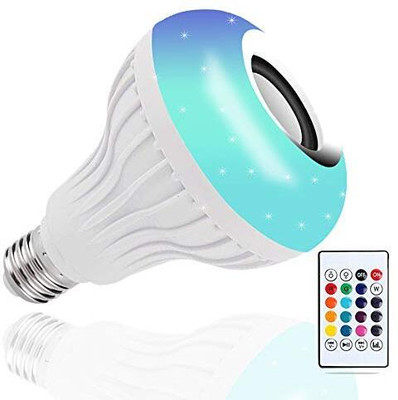 Xydrozen 12-Watts LED Multicolor Light Bulb with Bluetooth Speaker-H6 Smart Bulb