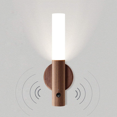 SKYZONE Night Light Motion Sensor Light Indoor Led Magnetic Auto Portable Table Lamp(5 cm, White)
