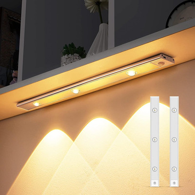 SEVENSPACE LED Closet Light, Motion Sensor Under Cabinet Lights, 3 Colors Ceiling Lamp