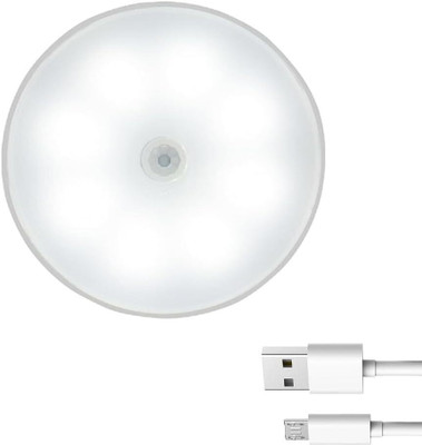 mapperz Motion Sensor Light USB Charging Wireless Self Adhesive LED Body Induction Lamp Motion Sensor Light