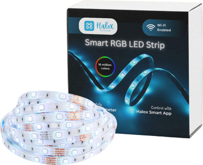 HALOX STAY CONNECTED Waterproof Wi-Fi Multicolor Smart LED Light 5 Meters Works with Alexa, Google - Light Strip