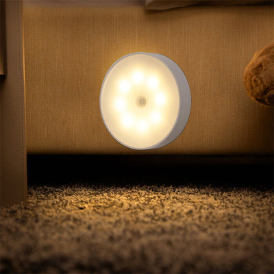 Neo Elect Warm White USB Rechargeable LED Night Light, Motion Sensor Light for Home Motion Sensor Light