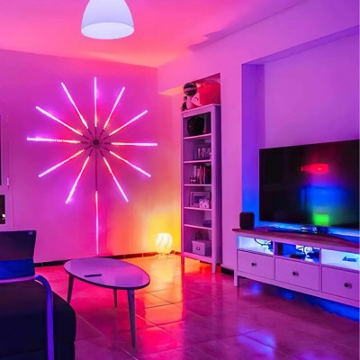 SellRider Multi color changing Smart App Remote Control Firework Music/Mic Sync Light Strip