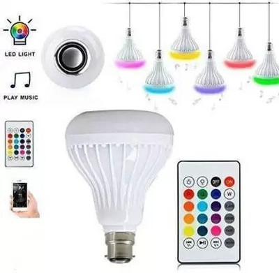 spark world BLUETOOTH MUSIC LED BULB 12W MULTICOLOUR Smart Bulb