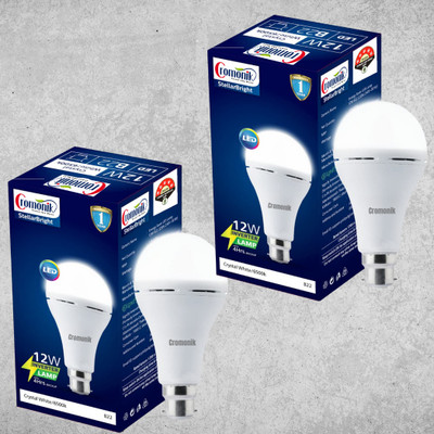 Cromonik Pack of 2-Hanging Emergency LED Bulb Smart Bulb