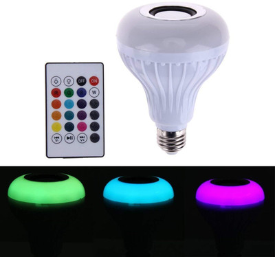 ZYNATY 220 W Music Round B24 LED Bulb(Multicolor)