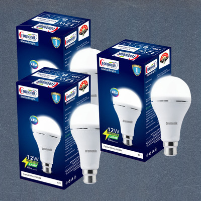 Cromonik Pack of 3-Emergency LED Lamp Bulb Smart Bulb