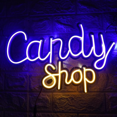 SG Print Candy shop Neon Sign Smart Bulb