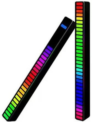 RHONNIUM RGB LED Voice-Activated Rhythm Light Car Home Sound Control Smart Sensor Light