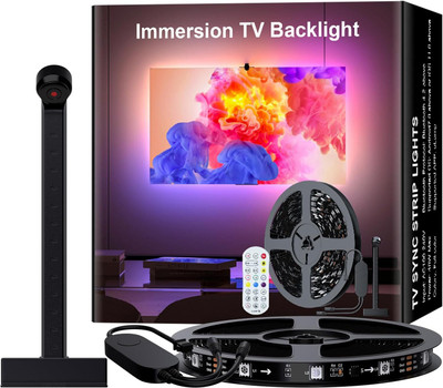 Auslese 5M LED Backlight Syn RGB Strip Lights for 55 to 65 TV,App Music for Gaming Room Light Strip