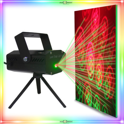 Pick Ur Needs Mini LED Disco 12 Modes Combinations, Strobe Stage Sound Laser Lights Projector