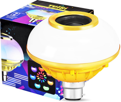 spark world BLUETOOTH SPEAKER BULB WITH MULTICOLOR LIGHT AND REMOTE CONTROL Smart Bulb