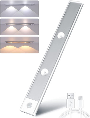 MG ENTERPRISE LED Under Cabinet Motion Sensor Lights – USB Rechargeable Cat’s Eye Night Lamp Ceiling Lamp