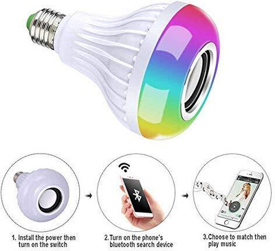 Xydrozen LED Multicolour Speaker Bulb-G5 Smart Bulb