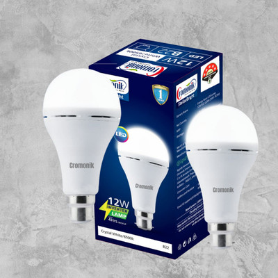 Cromonik Pack of 2-Emergency Bulb with Hook Smart Bulb