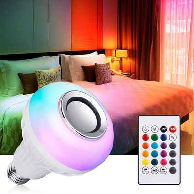 ASTOUND Bluetooth Bulb With Speaker And Remote Disco Light Smart Bulb