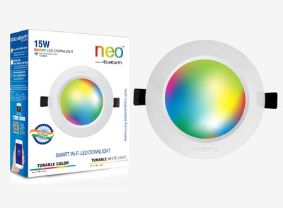 ECOEARTH Neo WiFi Smart Led Downlight |5W| Warm to Cool Feel & 16 Million Colors Ceiling Lamp