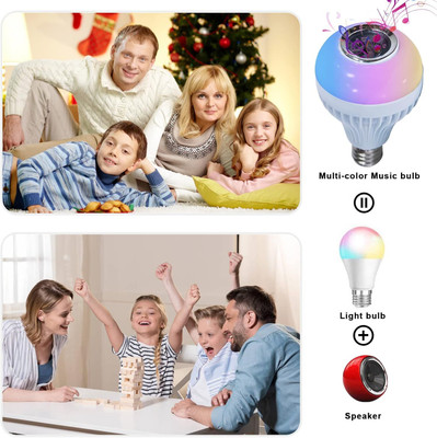 Xydrozen 4W LED Multicolour Speaker Bulb with Bluetooth-W2 Smart Bulb