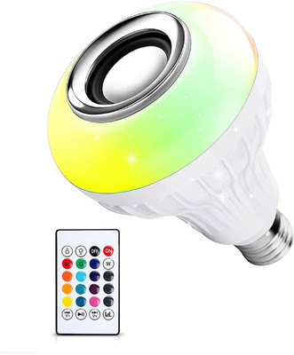 spark world Smart LED Bluetooth 3.0 Speaker, Music And Remote Controller Smart Bulb