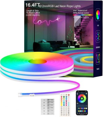 TRINGDOWN 5 Meter Smart Neon Strip Lights | Neon Rope Lights | RGB LED Strip Lights Light Strip