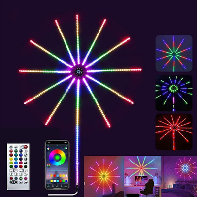 SellRider Smart App Remote Control Firework Music/Mic Sync Rgb Color Changing Led Light Strip
