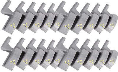 Adiohub Universal Hinge LED Light with Battery for Cubboard Modern Kitchen 20pcs Smart Sensor Light