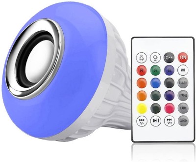 spark world Multicolor Bluetooth Color Changer LED Light Bulb Built-in Speaker Smart Bulb