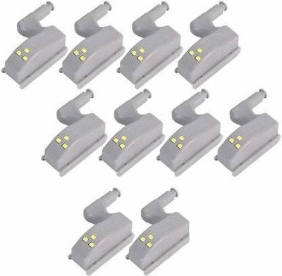 PENNYCREEK Hinge LED Light Mini Super Light With Battery for Cupboard Wardrobe Cabinet10QTY Smart Bulb