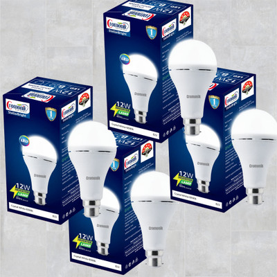 Cromonik Pack of 4-Night Glow Emergency Bulb Smart Bulb