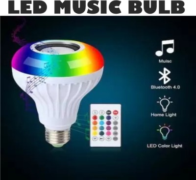 Pick And Nick Toys LED Music Light Bulb with Bluetooth Speaker Built-in Speaker with Remote YOUFB30 Smart Bulb