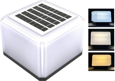 Homehop Solar 12W LED Outdoor Lights Automatic Waterproof Post Wall Lamp for Home Garden Solar Light Set(Floor Mounted Pack of 1)