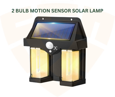 SSS Solar motion sensor 2-bulb tungsten wall lamp MOTION DETECTION TECHNOLOGY Motion Sensor Light