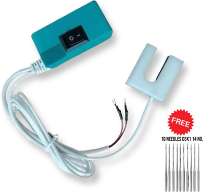 SSS U-10 Yoke SEWING MACHINE LED LIGHTWith Free Flying tiger needles (DC 14) 10 PCS Table Lamp