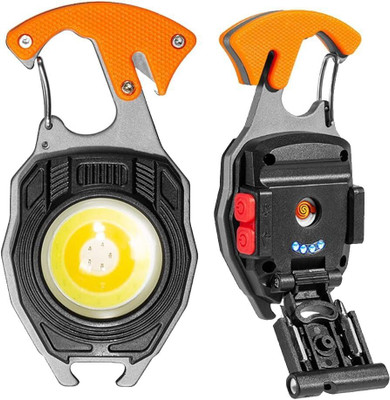 Calldrishe Mini LED Keychain Flashlight Rechargeable Keychain Pocket Light