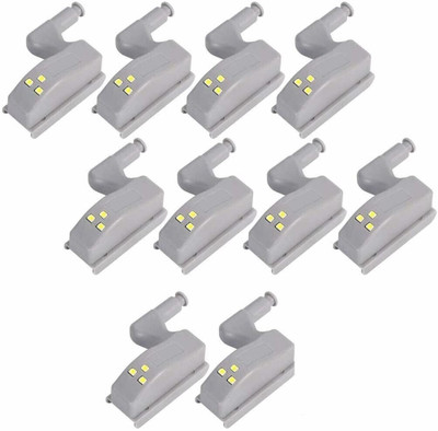 AMG Music Hinge LED Light Mini Super Light With Battery for Cupboard Wardrobe Cabinet10QTY Smart Bulb
