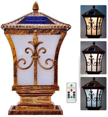 Homehop Solar Gate Lights for Home Garden Outdoor Waterproof LED Main Pillar Lamp