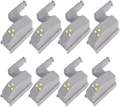 Urban Infotech Universal Hinge LED Light with Battery for Cupboard Kitchen almirah Closet Smart Sensor Light