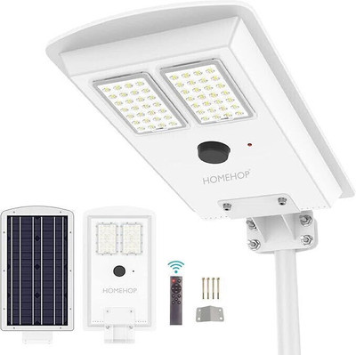 Homehop 250W All in One Solar Street Lights Outdoor Waterproof Wall Lamp Motion Sensor Light